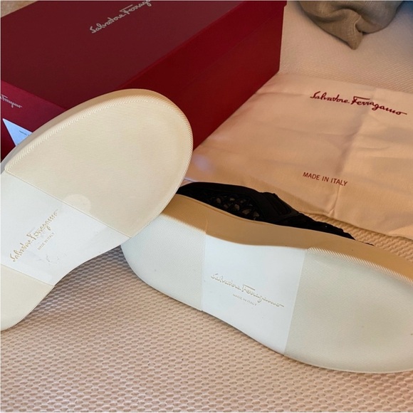 Brand New Ferragamo Slip-On Sneakers, sz 6.5 - Picture 4 of 4